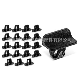 Chrysler Jeep Wrangler <b>Bumper</b> Grille Mounting <b>Clips</b> 11547341 Nylon Black For Replace Repair - Product Image 3