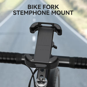 Support téléphone universel pour moto et vélo avec rotation à 360°, verrouillage et protection en silicone pour smartphones de 4 - Product Image 4