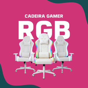 Chaise de jeu complète avec éclairage LED RGB coloré, chaise de jeu avec marquage lumineux - Product Image 3