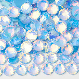 Selina Kristal Işıltılı Protein Mocha Düz Sırtlı Yapıştırıcısız Rhinestones-Eko Dostu Cam Kristaller 12 Yüzlü DIY Telefon Süslemeleri - Product Image 5