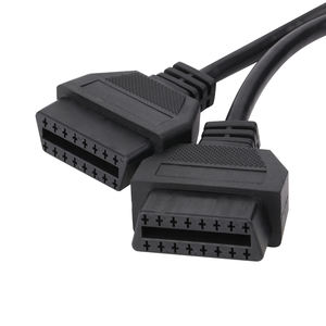 Cabos personalizados 16Pin macho para fêmea OBD OBD2 J1962 Splitter Y <span class=keywords><strong>Cable</strong></span> Cablagem de automóvel - Product Image 5