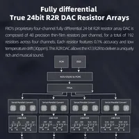 FiiO K13 R2R Masaüstü DSD Kod Çözme Kulaklık Amplifikatörü Kayıpsız HIFI Taşınabilir Kulaklık Güç Amplifikatörü