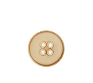 High Quality Made-to-order Eco-Friendly Ecorozo Button Recycled Button Distressed Vintage Button Ivory Color Clothing Buttons