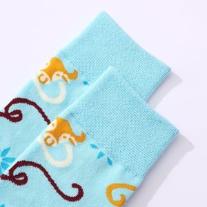 Calcetines Unisex de Algodón Peinado 200N con Diseño Jacquard de Cultura Folclórica Española, Estampado de Toros, <span class=keywords><strong>Flamenco</strong></span>, Floral, Guitarra y Pavo - Product Image 5