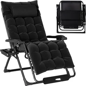 하이 퀄리티 라운지 의자 휴대용 야외 편안한 대형 무중력 라운지 의자 쿠션