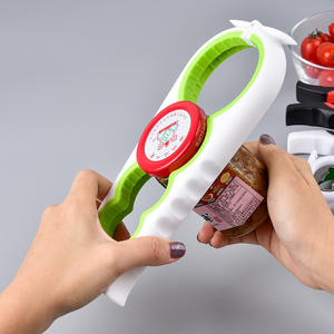 병따개 항아리 오프너 4 in 1 다기능 병 수 약한 손 항아리 오프너 그립 뚜껑 트위스트 그리퍼 - Product Image 4