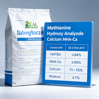 Sels de calcium d'hydroxy analogue de méthionine (MHA-Ca) – Additif alimentaire HMTBA – Méthionine solide pour porcs, volailles, aquaculture, ruminants et animaux de compagnie