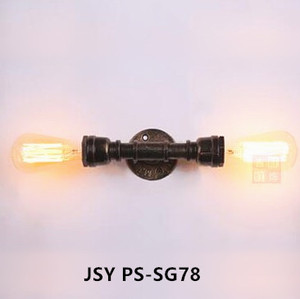 <span class=keywords><strong>Applique</strong></span> murale rétro 2 lumières style tuyau d'eau en métal <span class=keywords><strong>Applique</strong></span> murale rétro industrielle Steampunk - Product Image 2