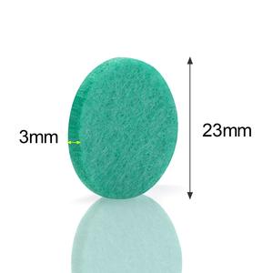 22mm Replacement Felt Pads Aromatherapy Essential Oil <strong>Diffuser</strong> Locket Necklace <strong>Refill</strong> Pads - Product Image 2