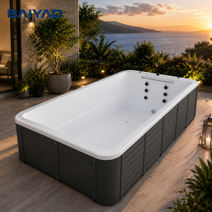 <span class=keywords><strong>Spa</strong></span> de piscine sans fin intelligent de 4 mètres d'usine avec système Balboa Massage tourbillon Yacuzzi Bain à remous en acrylique pour personnes - Product Image 6