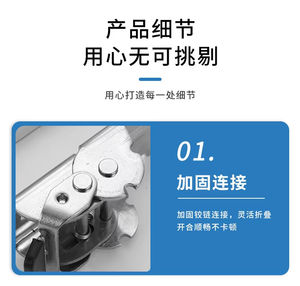 Modern Iron Right Angle 180 Degree Automatic Locking Folding Hinge <b>Table</b> Chair Plank Link Home <b>Office</b> Furniture Hardware - Product Image 5