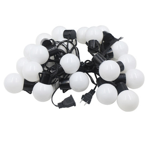 Guirnalda <span class=keywords><strong>de</strong></span> <span class=keywords><strong>Luces</strong></span> Solares LED G50 <span class=keywords><strong>de</strong></span> Diseño Novedoso, Luz Blanca Cálida, IP44 Impermeable, Ángulo <span class=keywords><strong>de</strong></span> Haz <span class=keywords><strong>de</strong></span> 360°, 5000 Horas <span class=keywords><strong>de</strong></span> Funcionamiento, Decoración Navideña - Product Image 1