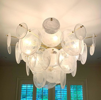 Lámpara Colgante de Cristal de Estilo Europeo Moderno XZ, Iluminación Decorativa de Techo Nórdica para Interiores, Araña de Latón para Decoración del Hogar