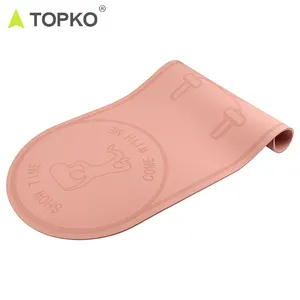 Topko tapete antiderrapante profissional, 6mm, melhor qualidade, china, fabricante, fitness, yoga, exercício, oval, tpe, corda de pular, tapete, pulo
