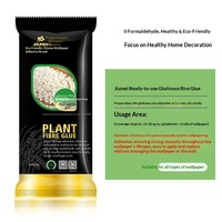 Primaire et colle pour papier peint Jiumei à base de riz glutineux et de fibres végétales, super adhésifs, écologiques, inodores, emballage inclus