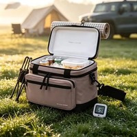 Sac isotherme souple YOUK personnalisé pour l'extérieur, capacité 24 canettes, pour plage, pique-nique, camping, stockage alimentaire, sac thermique portable
