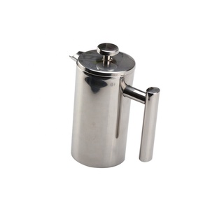 Stainless Steel Double Wall Teapot Hand Brewed Coffee Press - Product Image 3