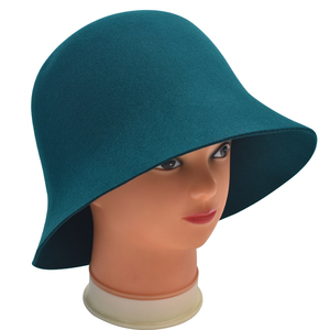 Sombrero Banya de lana de fieltro para Unisex, venta al por mayor, sombreros de Sauna de fieltro con asa, estructura de una pieza hecha a mano adecuada para sombreros de baño - Product Image 1