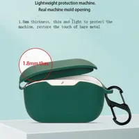 Étui pour écouteurs Dsty Wave Buds 2 - Couleur unie, silicone souple antichoc avec emballage