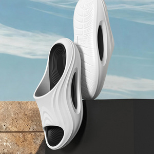 Sandalias Deportivas Antideslizantes para Hombre, con Soporte de Arco, Suela Gruesa, para Interiores y Exteriores, Color Blanco, Negro, Caqui, Rosa, Tacón Plano - Product Image 2