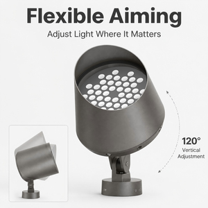 โคมไฟใต้ดินอลูมิเนียมอัลลอยด์ LED สำหรับภายนอกอาคาร IP66 150W ปรับสี RGBW ได้ ความสว่างสูง ได้รับการรับรองมาตรฐาน Energy Star รับประกัน 5 ปี - Product Image 5