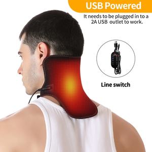 Coussin chauffant pour la tête, enveloppements de voyage en voiture, soulagement de la douleur, compresse chaude, chauffage en céramique certifié CE, douleur, raideur, spondylose cervicale - Product Image 4