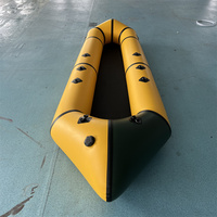 Haute qualité en gros pas cher PVC gonflable bateau à rames Packraft pour 2 personnes pour la pêche et le kayak Yacht de sport