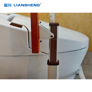 Cadre de sécurité <span class=keywords><strong>pour</strong></span> toilettes, <span class=keywords><strong>stabilisation</strong></span>, main courante de salle de bain, <span class=keywords><strong>barre</strong></span> d'appui, poignées, rampes, hauteur et largeur réglables <span class=keywords><strong>pour</strong></span> personnes âgées - Product Image 4