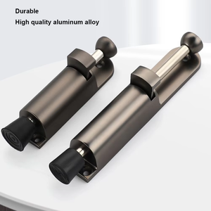 Heavy Duty Waterproof Aluminum Alloy Foot Kick <b>Door</b> Stopper Spring Loaded Telescopic Floor Mount for Hotel Easy <b>Step</b> Operation - Product Image 4