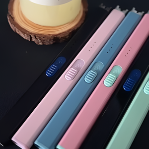 USB <strong>Lighter</strong> Custom logo Usb-c Rechargeable Flameless Electric <strong>Lighter</strong> <strong>for</strong> Candle Kitchen BBQ - Product Image 5