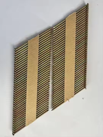 Agrafes de charpente industrielles en fil d'acier, à tête coupée, 30 et 34 degrés, pour agrafeuse à bande de papier, avec revêtement diamanté, pour portes en bois
