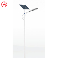 Lampadaire public commercial à induction 100W IP65 étanche, éclairage LED solaire DC pour routes et jardins