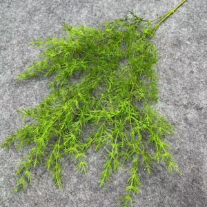 Nueva Planta Artificial Verde 2025, Flor de Seda de Nueve Hojas con Fragancia, Hierba Dorada de Mil Capas, Decoración de Boda Estilo <span class=keywords><strong>Bosque</strong></span> - Product Image 6