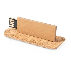 Memoria USB de 16 GB en Forma de Tarjeta de Cartón de Corcho, Dispositivos Ecológicos - Product Image 2
