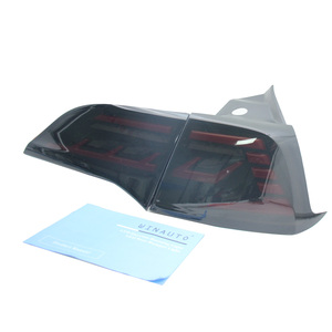 WINAUTO luces de coche luces traseras LED para Tesla Model 3 /Model <span class=keywords><strong>Y</strong></span> 2019 - 2022 montaje lámpara trasera lámpara de freno de parada señal de giro - Product Image 3