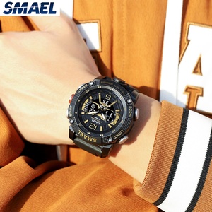 Reloj de Pulsera Deportivo Smael 8058 para Hombre, Popular, Resistente a Impactos, con Doble Pantalla, Analógico y Digital, de Cuarzo - Product Image 3