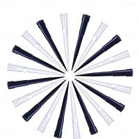 Échantillon gratuit Pipette Embouts de pipette noirs Embouts filtrants 0.2mL Pipette conductrice