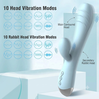 Vibrateur Lapin en Gros pour Femmes, Stimulateur Clitoridien Courbé Réaliste pour Point G, Masseur Nervuré Portable, Jouets Sexuels pour Adultes