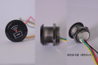 Petite serrure de porte intelligente de sécurité mini, ABS, étanche, extérieure, Wiegand RFID 125KHZ, lecteur de carte de proximité, contrôle d'accès, capteur