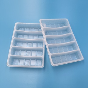 Barre pression à 5 cellules avec trou de suspension 5 cavités cire fondue à clapet recyclable jetable PPP & PET blister pour utilisation de bougie - Product Image 1