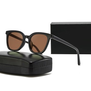 Nouvelles lunettes polarisantes marron pour l'été, lunettes de soleil tendance pour femmes et hommes, anti-ultraviolets, anti-humidité, insGM - Product Image 3