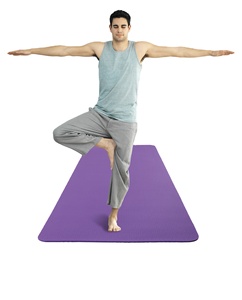 Tapis d'activité intérieur familial, anti-dérapant, absorbant les chocs, insonorisant, en matériau NBR haute résistance, tapis de yoga - Product Image 4