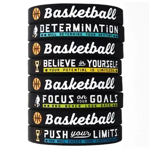 Cheap Wholesale Custom Print Logo Silicone Bracelet Wristband For Promotion Gifts