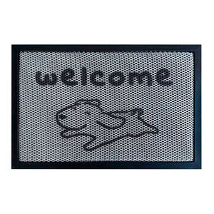 Tapis de porte épais creux à grille personnalisée pour les jours de pluie et de neige ou les chantiers de construction - Product Image 1