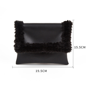 Cadena de suministro global Paparazzi personalizado # PA0458 Recorte de piel de gama alta Vegan Pu Leather Party Evening Clutch Bag para mujer 2026AW - Product Image 2