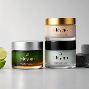 Botol Kaca Amber 10g 30g 50g untuk Perawatan Kulit, Kapasitas 1oz, Kemasan Krim Wajah, Perawatan Pribadi, Aluminium Hitam, Kosmetik Herbal, Losion - Product Image 3