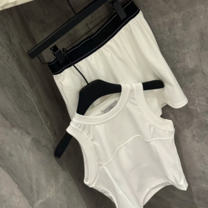 Chất Lượng Cao AI Yoga Tập Thể Dục Thiết Lập Của Phụ Nữ Đàn Hồi Cao Áo Ngực Thể Thao Tank Top + Xà Cạp Ngắn Váy 2-Mảnh Thiết Kế Chạy Bộ Thiết Kế - Product Image 2