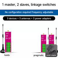1 Master 2 Slave LORA Commutateur d'interphone sans fil Relais d'alimentation bidirectionnel Télécommande 10A Module de contrôle d'interphone actuel