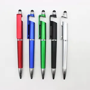 Cheap touch phone holder ballpoint pen customer logo customization