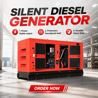 Generador Eléctrico Diésel Silencioso de 50KW para Proyectos Industriales y Comerciales en África, Medio Oriente y Sudeste Asiático, Frecuencia 50Hz/60Hz